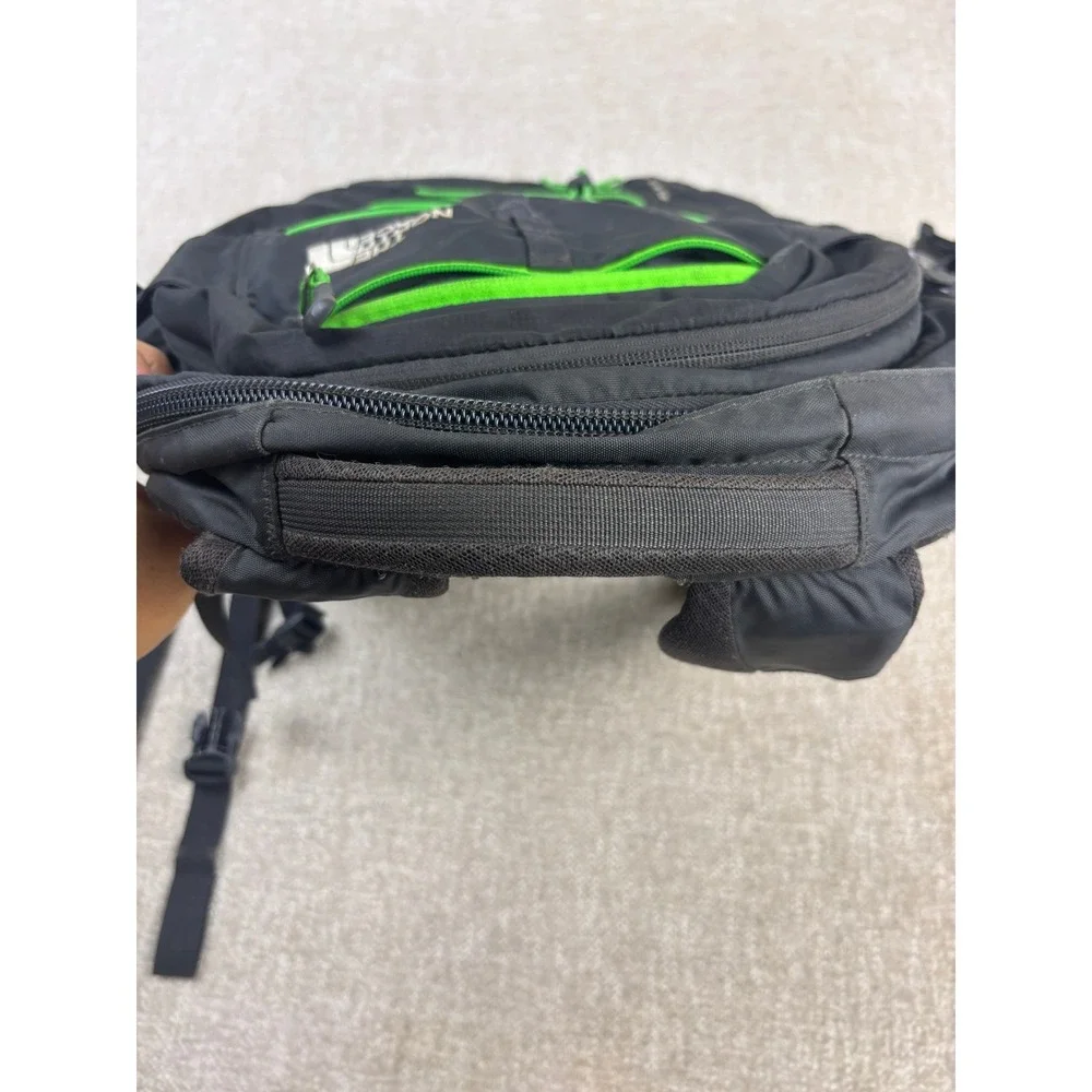 The North Face Borealis Backpack Black Lime Green FlexVent Laptop Bag